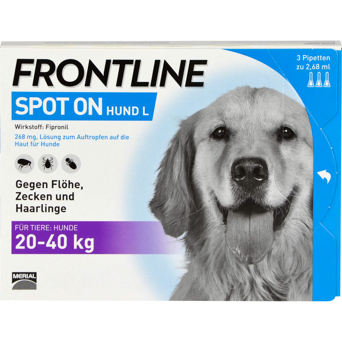 FRONTLINE Spot on Hund L 20-40 kg Pipetten, 3 pcs. Ampoules