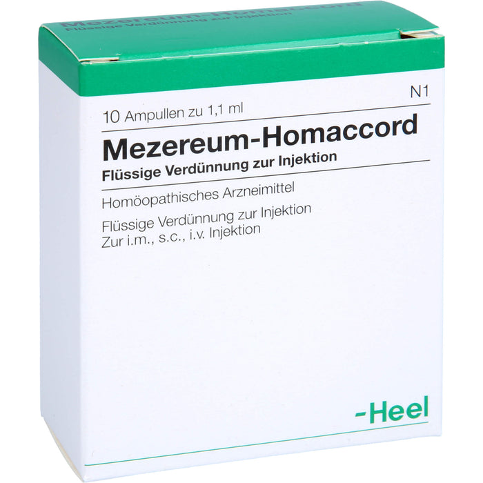 Mezereum-Homaccord flüssige Verdünnung, 10 St. Ampullen