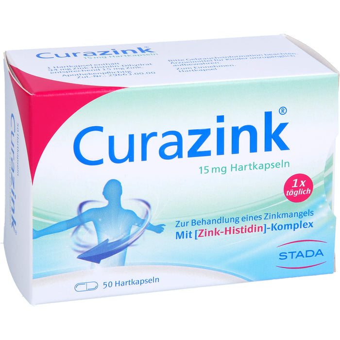 Curazink 15 mg Hartkapseln, 50 pc Capsules