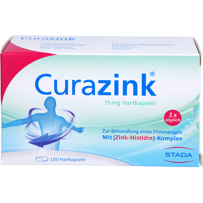 Curazink 15 mg Hartkapseln, 100 pc Capsules