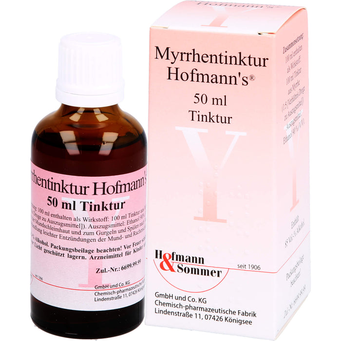 Myrrhentinktur Hofmann's Tinktur, 50 ml Lösung