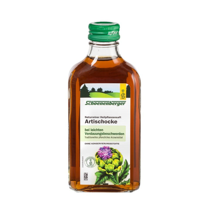 Schoenenberger Artischocke naturreiner Heilpflanzensaft, 200 ml Solution