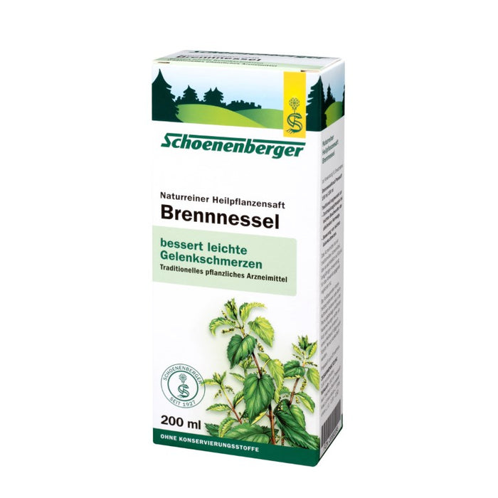 Schoenenberger Brennnessel naturreiner Heilpflanzensaft, 200 ml Solution