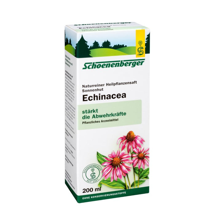 Schoenenberger Echinacea naturreiner Pflanzensaft Sonnenhut, 200 ml Solution