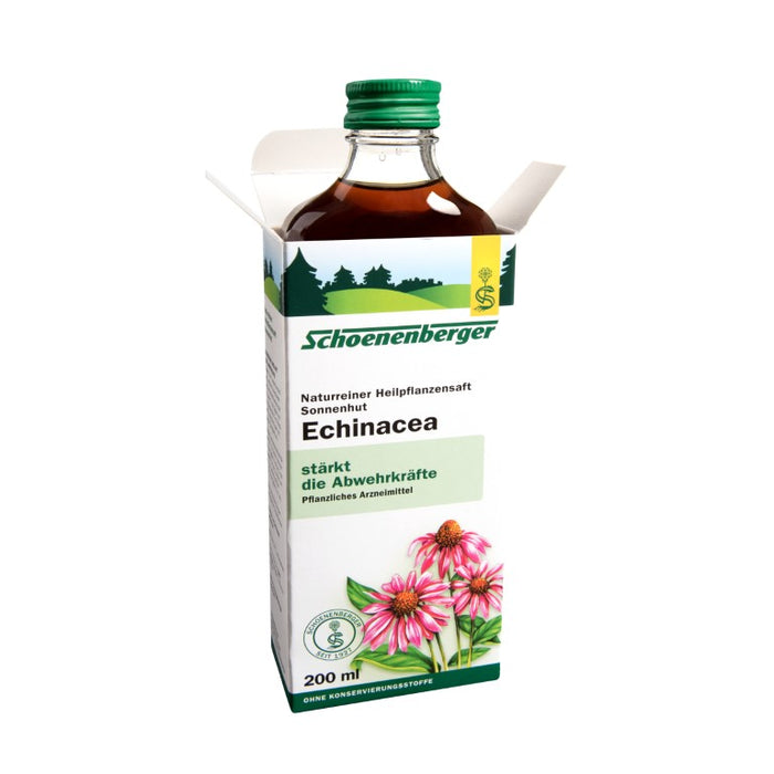 Schoenenberger Echinacea naturreiner Pflanzensaft Sonnenhut, 200 ml Solution