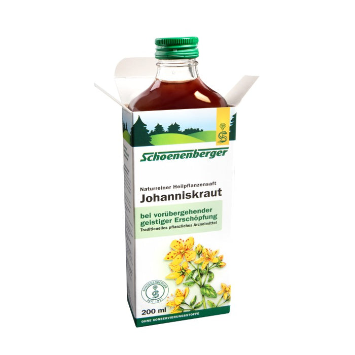 Schoenenberger Johanniskraut naturreiner Heilpflanzensaft, 200 ml Lösung