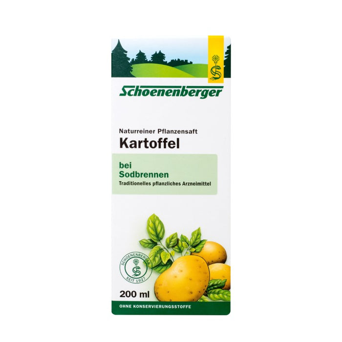 Schoenenberger Naturreiner Pflanzensaft Kartoffel, 200 ml Lösung