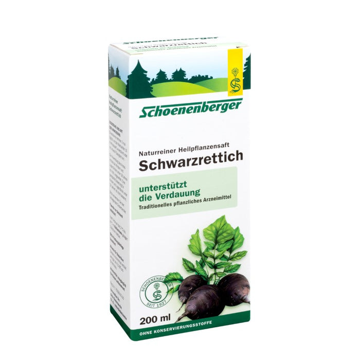 Schoenenberger Schwarzrettich naturreiner Heilpflanzensaft, 200 ml Lösung