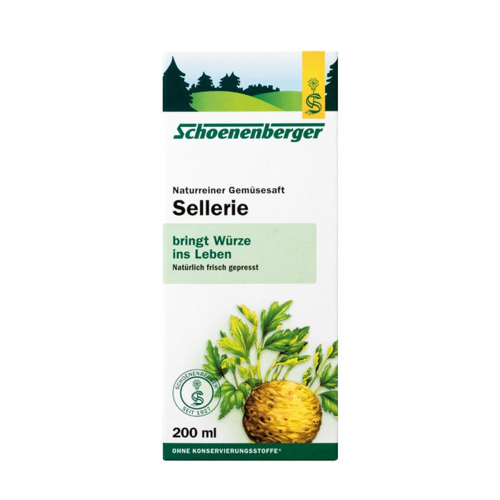 Schoenenberger Naturreiner Gemüsesaft Sellerie, 200 ml Lösung