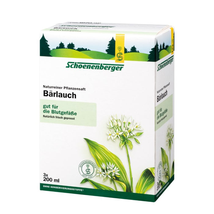 Schoenenberger Naturreiner Pflanzensaft Bärlauch, 600 ml Solution