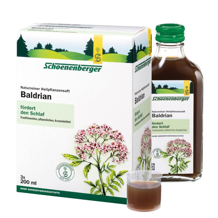 Schoenenberger Baldrian naturreiner Heilpflanzensaft, 600 ml Solution