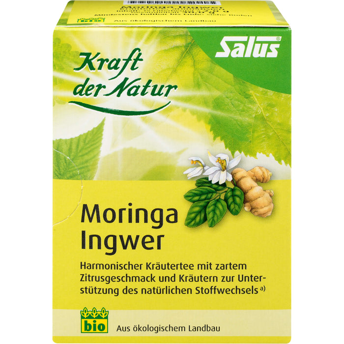 Moringa Ingwer Kräutertee Kraft der Natur Salus, 15 St FBE