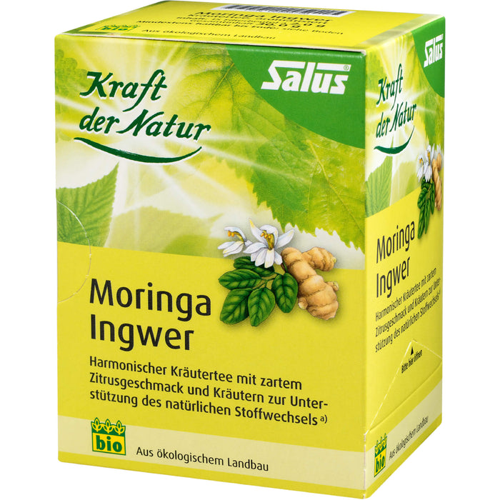 Moringa Ingwer Kräutertee Kraft der Natur Salus, 15 St FBE