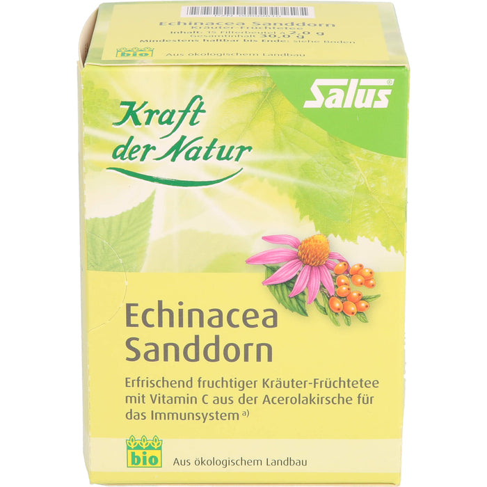 Echinacea Sanddorn Tee Kraft der Natur Salus, 15 St FBE