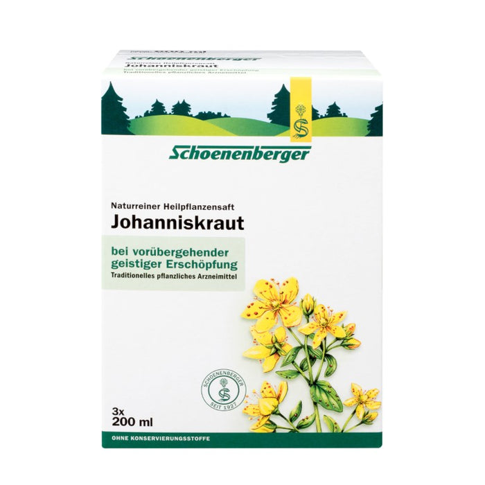 Schoenenberger Johanniskraut naturreiner Heilpflanzensaft, 600 ml Lösung