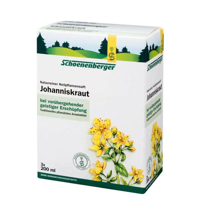 Schoenenberger Johanniskraut naturreiner Heilpflanzensaft, 600 ml Lösung