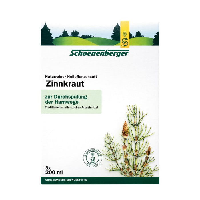 Schoenenberger Zinnkraut naturreiner Heilpflanzensaft, 600 ml Solution