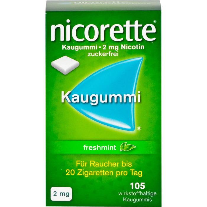 nicorette Kaugummi 2 mg freshmint Reimport EMRAmed, 105 pcs. Chewing gum