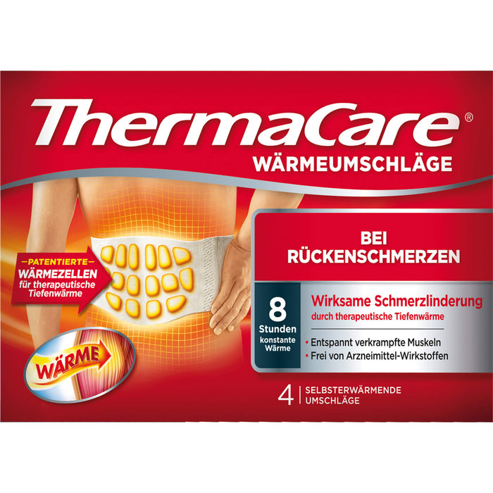 ThermaCare Wärmeumschläge bei Rückenschmerzen, 4 pcs. Patch