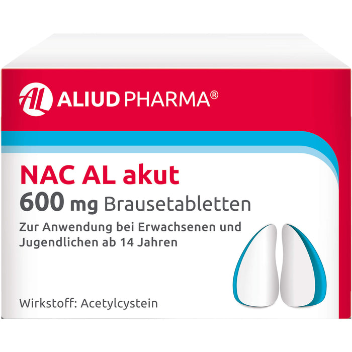 NAC AL akut 600 mg Brausetabletten, 10 pcs. Tablets