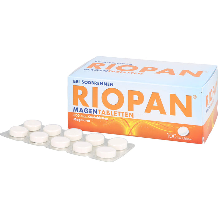 RIOPAN Magen-Kautabletten bei Sodbrennen, 100 pcs. Tablets