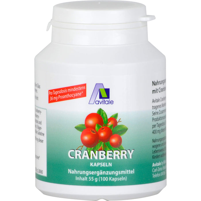 Cranberry Kapseln 400mg, 100 St KAP