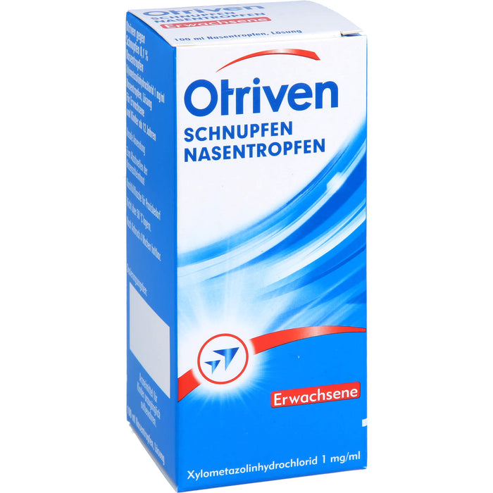 Otriven 0,1 % Nasentropfen für Erwachsene bei Schnupfen, 100 ml Solution