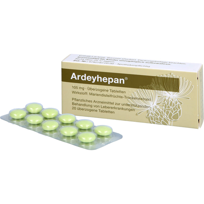 Ardeyhepan überzogene Tabletten, 20 St. Tabletten