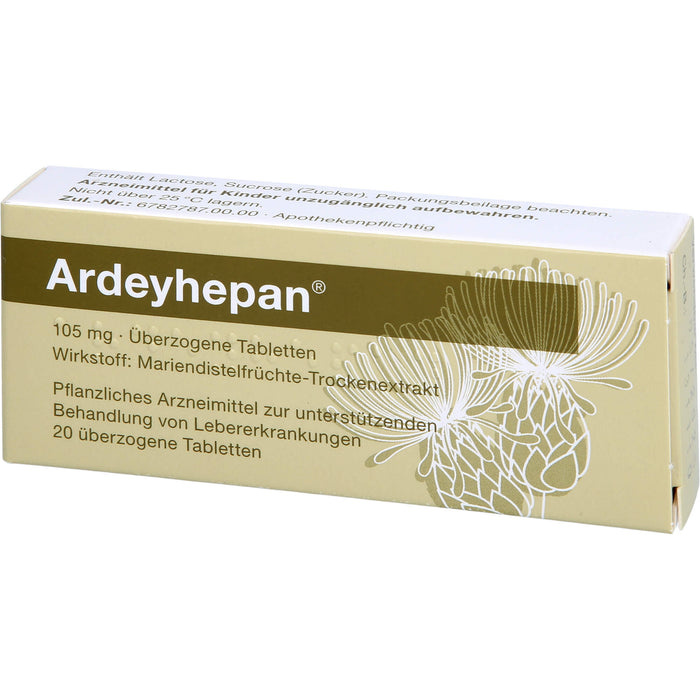 Ardeyhepan überzogene Tabletten, 20 pcs. Tablets