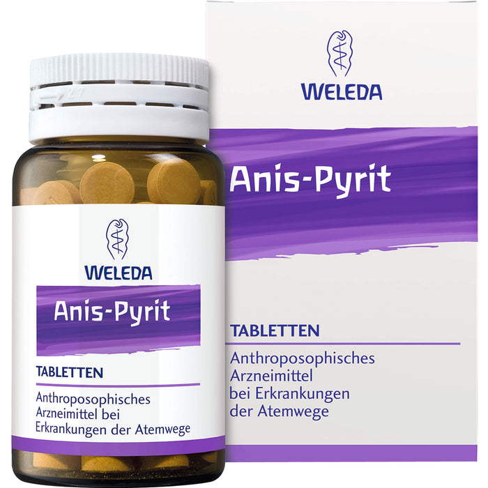 WELEDA Anis pyrit Tabletten bei Erkrankungen der Atemwege, 80 pc Tablettes