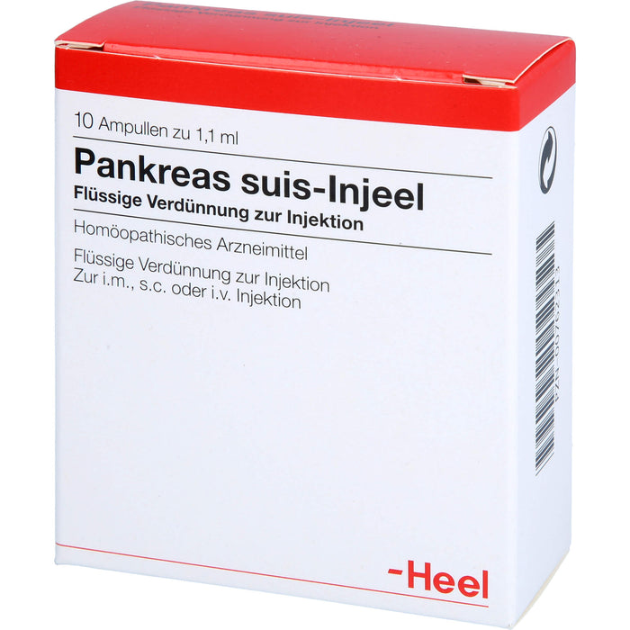 Pankreas suis-Injeel Ampullen, 10 pc Ampoules