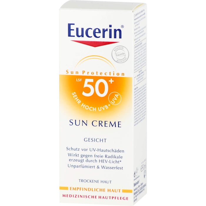 Eucerin Sensitive Protect Face Sun Creme LSF 50+, 50 ml Crème