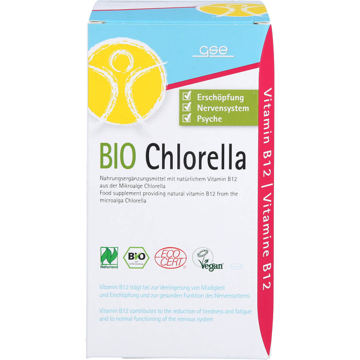 Chlorella 500mg Bio Naturland, 550 St TAB