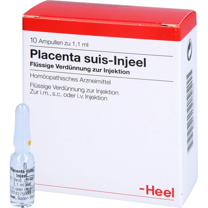 Placenta suis-Injeel flüssige Verdünnung, 10 pc Ampoules