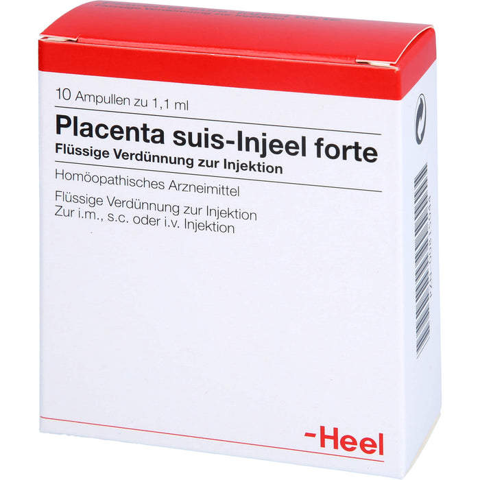 Placenta Suis Injeel forte flüssige Verdünnung, 10 pcs. Ampoules