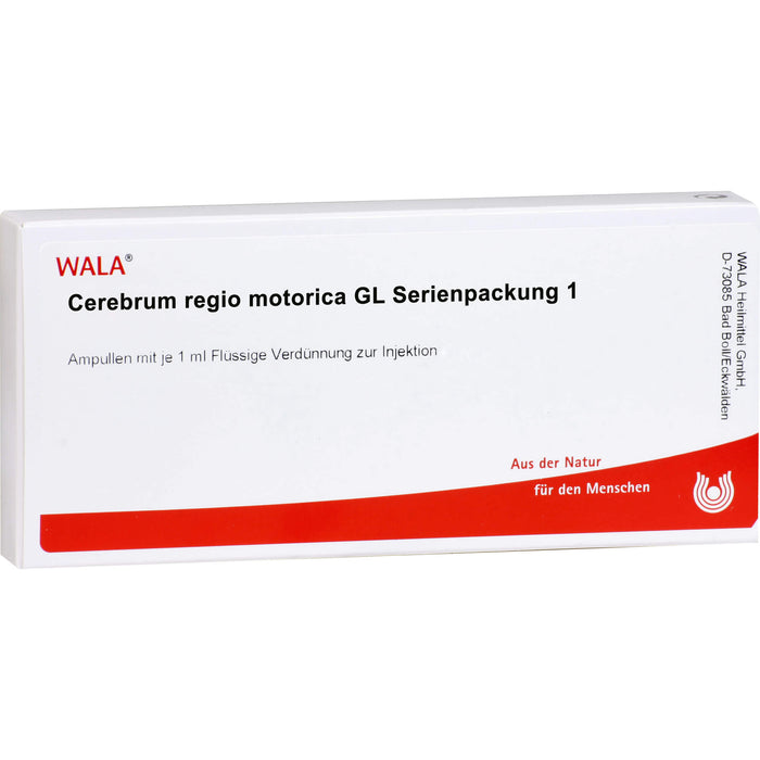 WALA Cerebrum, regio motorica GI Serienpackung I Ampullen, 10 pc Ampoules