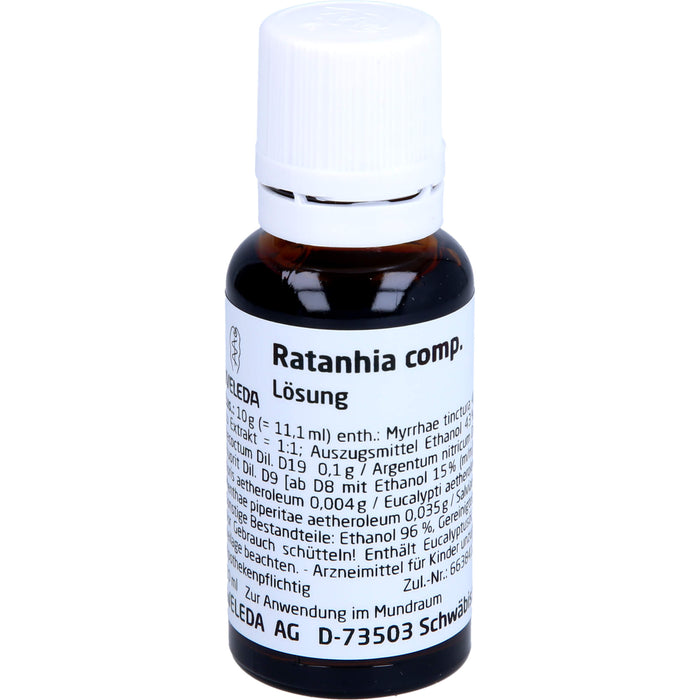 Ratanhia comp. äusserlich Weleda Lösung, 20 ml LOE