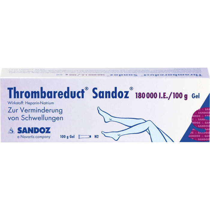 Thrombareduct Sandoz 180.000 I.E. Gel, 100 g Gel