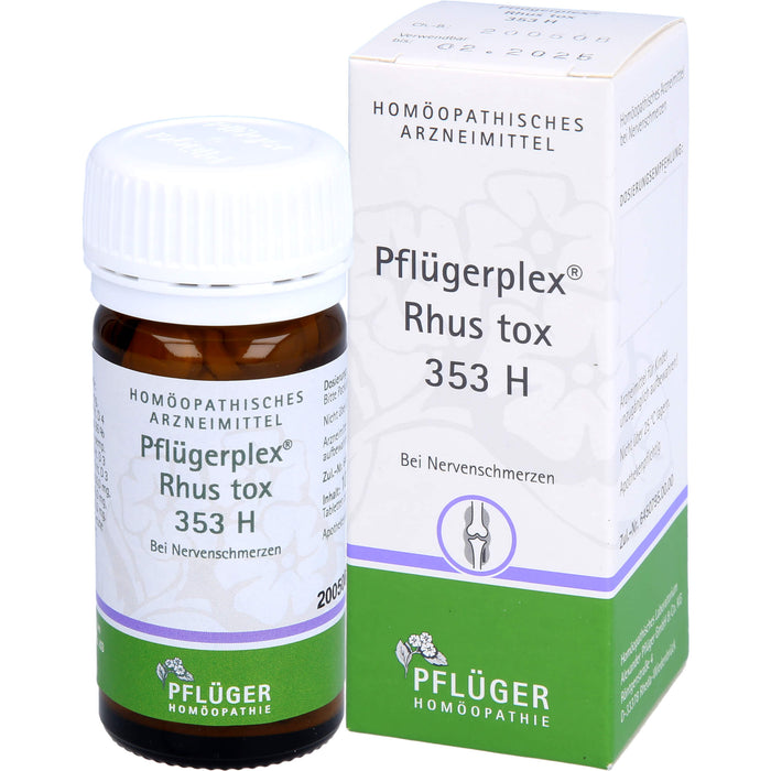 Pflügerplex Rhus tox 353 H Tabletten bei Nervenschmerzen, 100 pc Tablettes