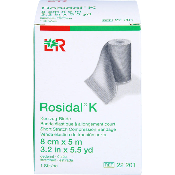 Rosidal K Kurzzug-Binde 8 cm x 5 m, 1 St. Binde