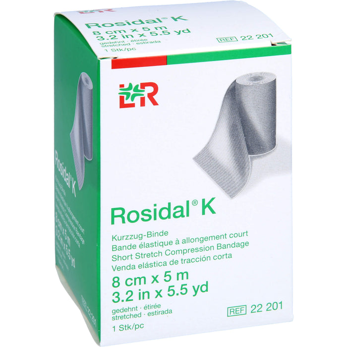 Rosidal K Kurzzug-Binde 8 cm x 5 m, 1 pcs. Bandage