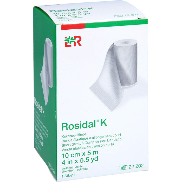 Rosidal K Kurzzugbinde 10 cm x 5 m, 1 pc Bandage