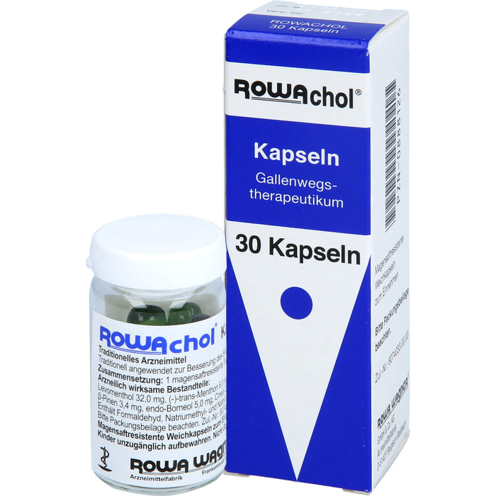 ROWAchol Kapseln Gallenwegstherapeutikum, 30 pcs. Capsules