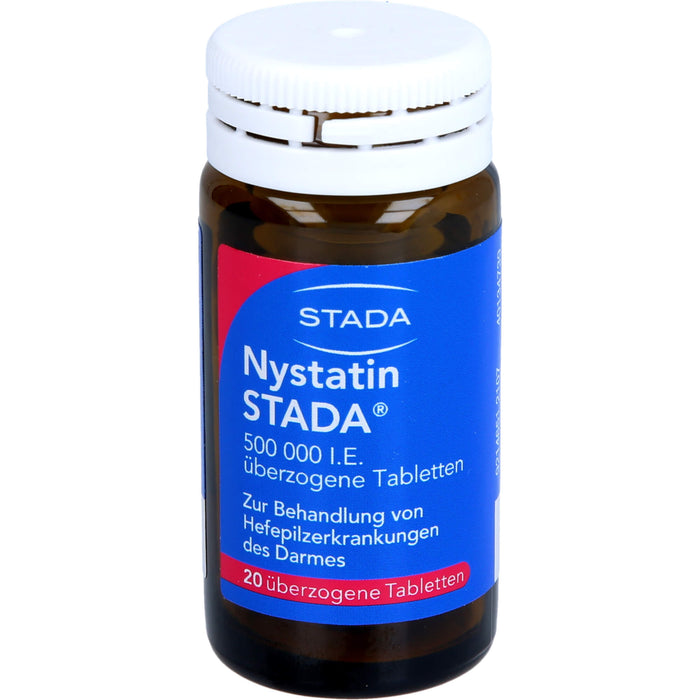 Nystatin STADA Tabletten bei Hefepilzerkrankungen des Darmes, 20 pcs. Tablets