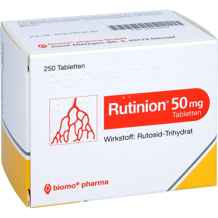 Rutinion 50 mg, Tabletten, 250 St TAB