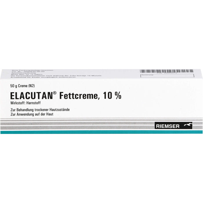 Elacutan Fettcreme 10 % zur Behandlung trockener Hautzustände, 50 g Crème