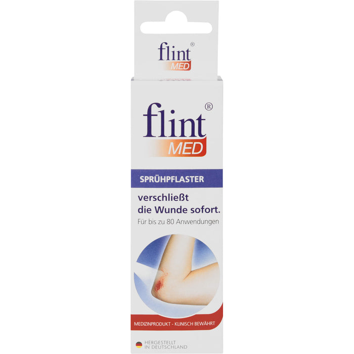 flint Med Sprühpflaster verschließt die Wunde sofort, 50 ml Lösung