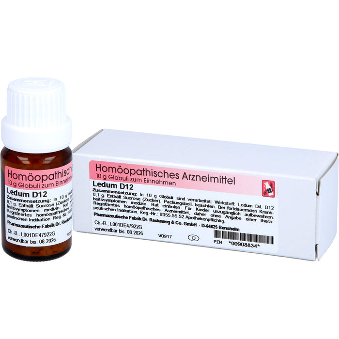 DR. RECKEWEG & CO Ledum D 12 Globuli, 10 g Globules