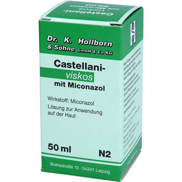 Castellani-viskos mit Miconazol bei Pilzerkrankungen der Haut, 50 ml Solution