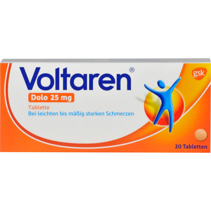 Voltaren Dolo 25 mg Tabletten, 20 pcs. Tablets